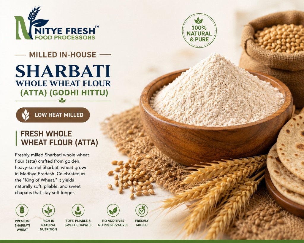 Sharbati Whole Wheat Flour Atta