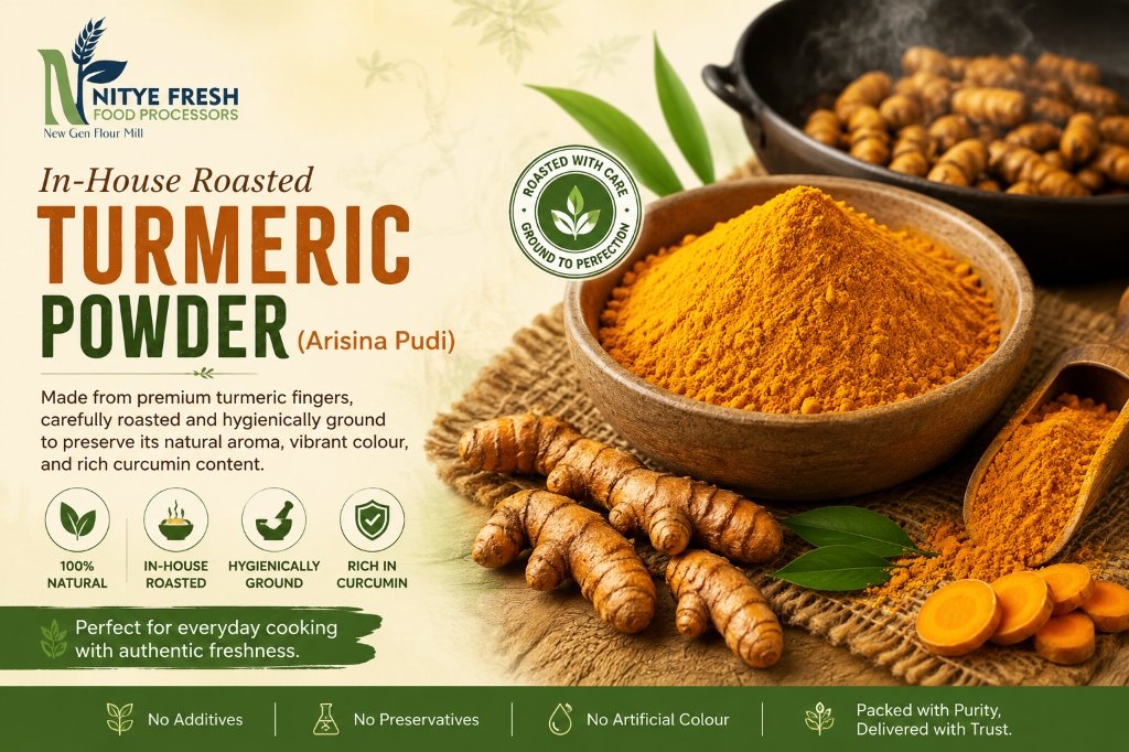 In-House Roasted Turmeric Powder Arisina Pudi